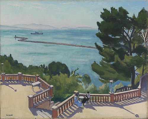 La terrasse, L'Estaque, 1918, Albert Marquet