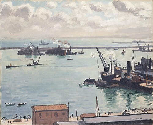 Le port d'Alger après l'orage, 1932, Albert Marquet