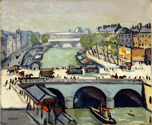 Le pont Saint-Michel (LACMA), 1910, Albert Marquet