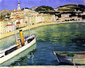 Le port de Menton, 1905, Albert Marquet