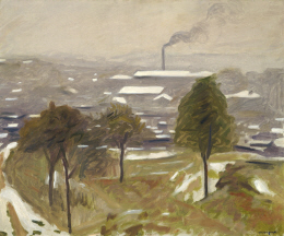 Scène enneigée Porte de Versailles, 1904, Albert Marquet