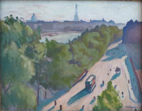 Louvre Embankment, Summer, 1906, Albert Marquet
