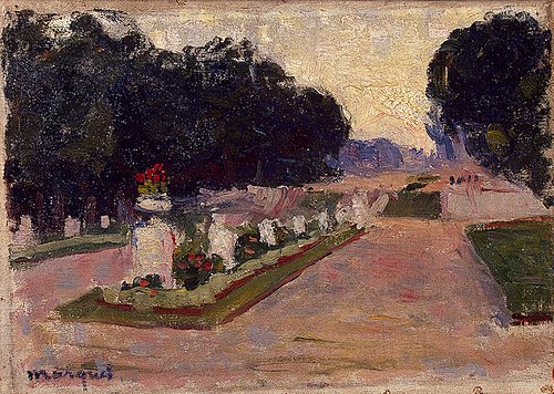 An Alley in the Jardin du Luxembourg, 1901, Albert Marquet