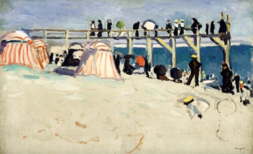 La jetée à Sainte-Adresse, 1906, Albert Marquet
