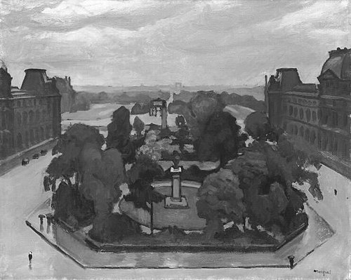 Le Louvre, Cour du Carrousel, 1909, Albert Marquet