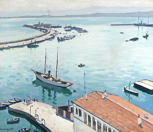 Le Port d'Alger, 1922, Albert Marquet