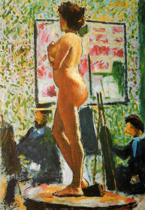 Pose à l'École des Beaux-Arts, 1898, Albert Marquet