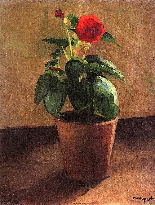 Pot of Flowers, 1900, Albert Marquet