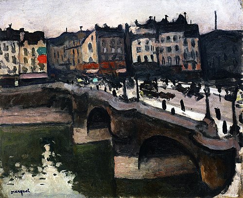 Le Pont-Neuf par temps gris, 1905, Albert Marquet