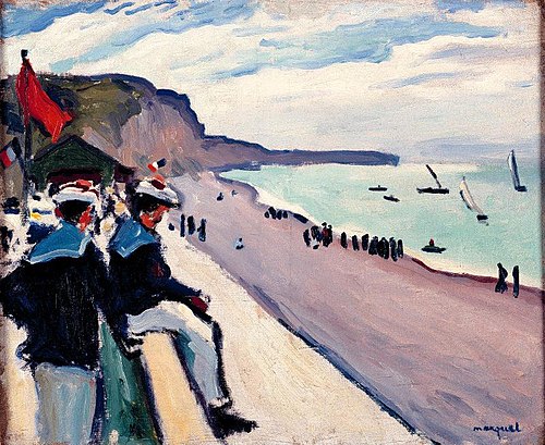 La Plage de Fécamp, 1906, Albert Marquet
