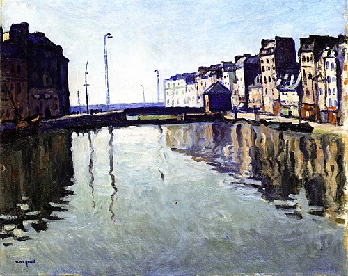 Le Bassin du Roy au Havre, 1906, Albert Marquet