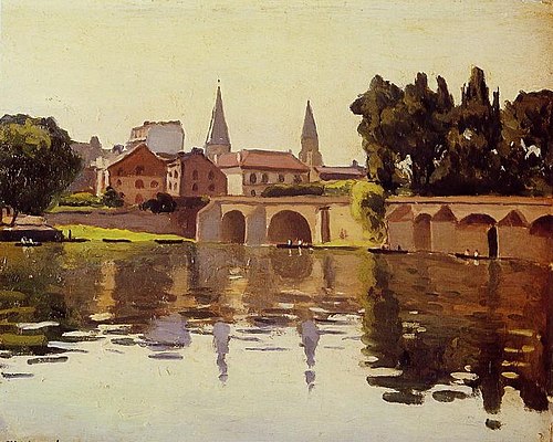 Le Pont de Poissy, 1925, Albert Marquet