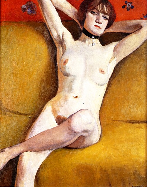 Nu sur un canapé, 1912, Albert Marquet