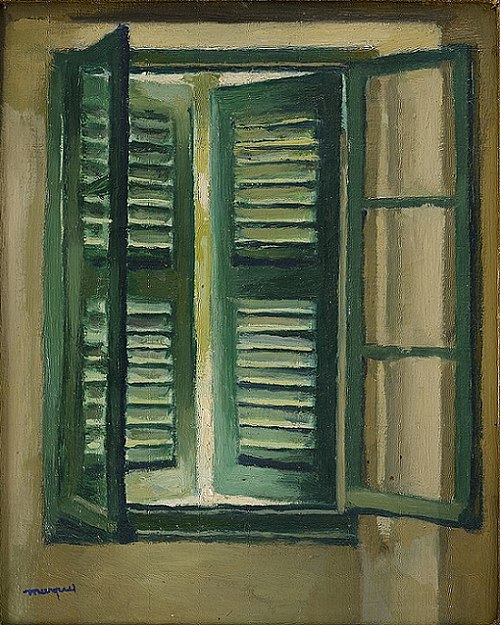 Persiennes vertes, 1945, Albert Marquet