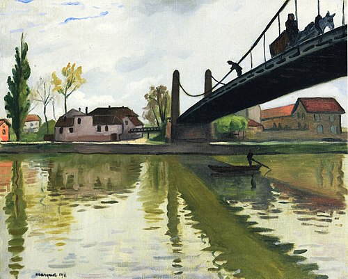 Le Pont de Conflans, 1911, Albert Marquet