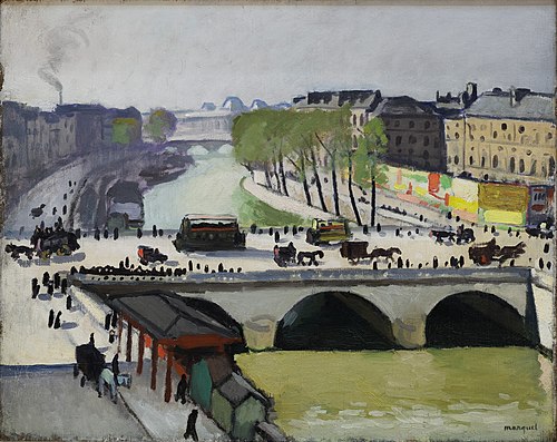 Le pont Saint-Michel, 1908, 1908, Albert Marquet