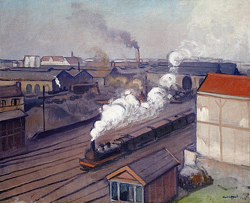 La Gare Montparnasse, 1912, Albert Marquet