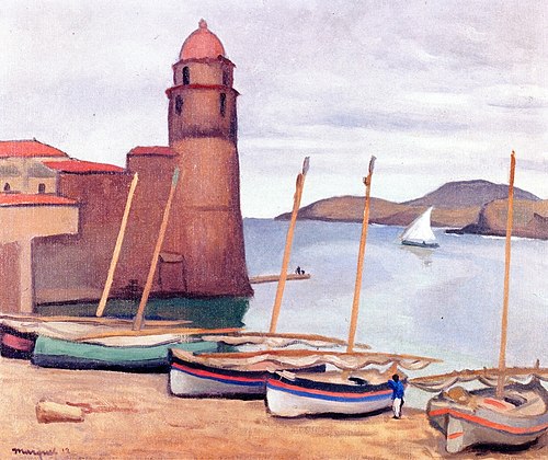Le Phare de Collioure, 1912, Albert Marquet
