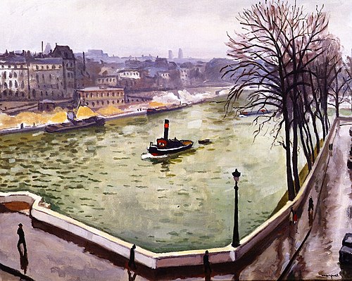 La Seine à Paris, 1914, Albert Marquet