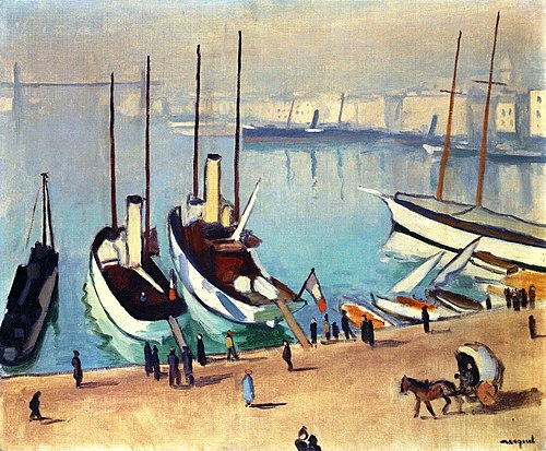 Le Vieux Port de Marseille, 1917, Albert Marquet