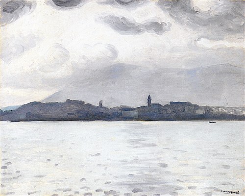 Fontarrabie par temps gris, 1926, Albert Marquet