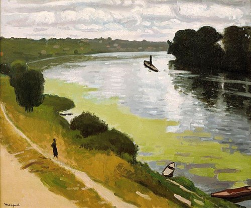 La Frette vue d'Herblay, 1919, Albert Marquet