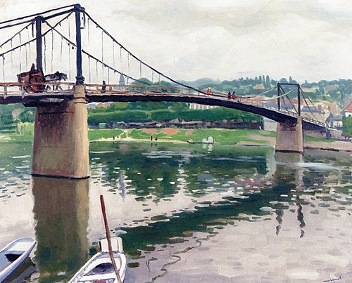 Le Pont de Triel, 1931, Albert Marquet