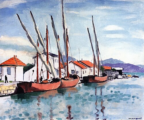 Bateaux de pêche, 1926, Albert Marquet