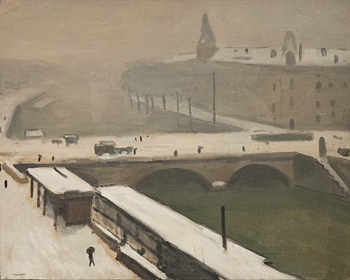 Hiver près de la Seine, , Albert Marquet
