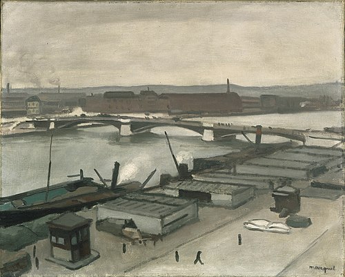The Quays at Rouen, 1912, Albert Marquet