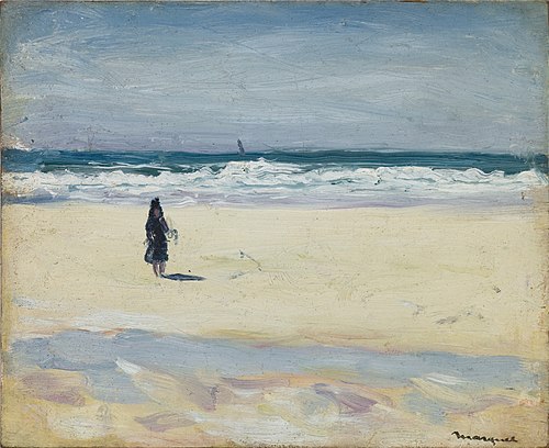 Young Girl on the Beach, 1898, Albert Marquet