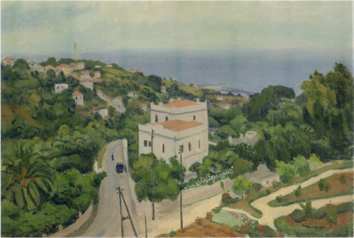 Route de Télemly, 1931, Albert Marquet