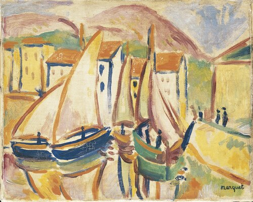 Barques des pêcheurs, 1906, Albert Marquet