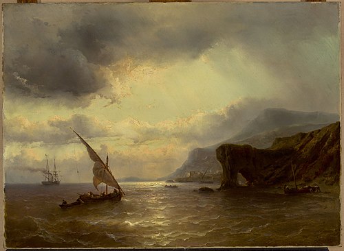 Marine landscape, , Louis Meyer