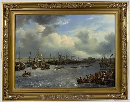 Begrafenis van J.C.J. van Speyk op 4 mei 1832 te Amsterdam, 1832, Louis Meijer