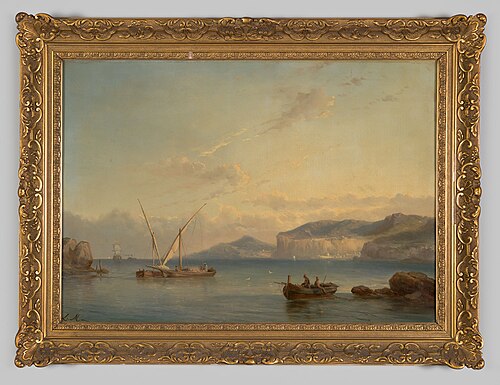 Boten op het water, 1837, Louis Meyer