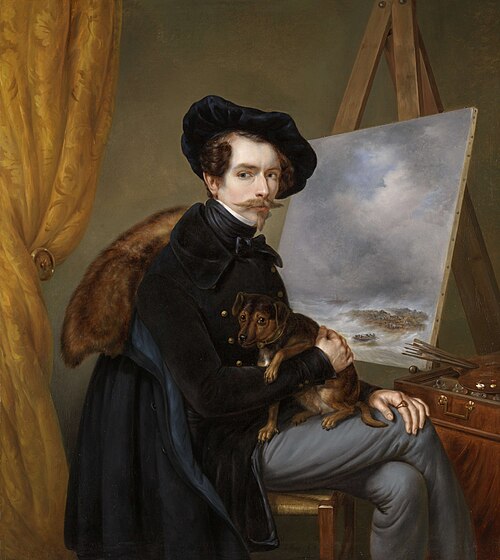 Autoportrait, 1838, Louis Meyer