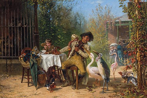 At the Zoo, , Frederik Hendrik Kaemmerer