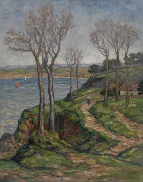 Falaises de Douarnenez, 1900, Ernest de Chamaillard