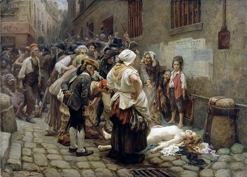 Mort de la Princesse de Lamballe, septembre 1792, 1908, Léon Maxime Faivre