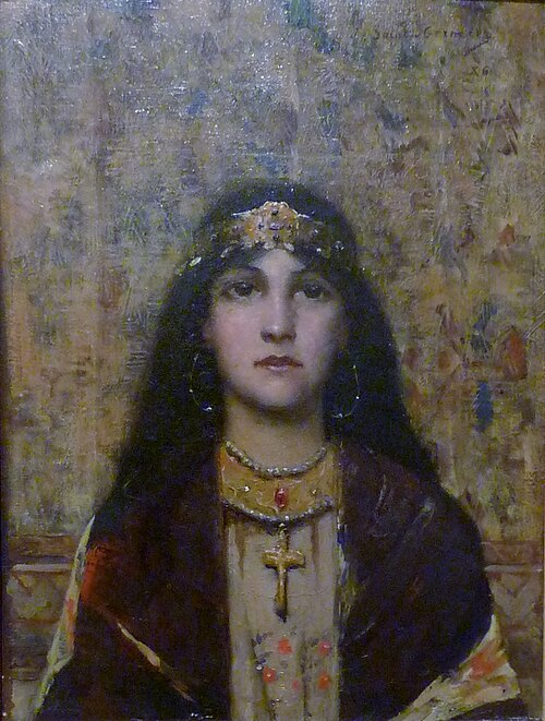 Portrait de femme, , Joseph Saint-Germier