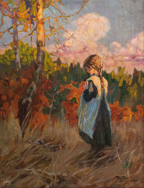 Girl in a Field, 1920, Alberto Pla Rubió