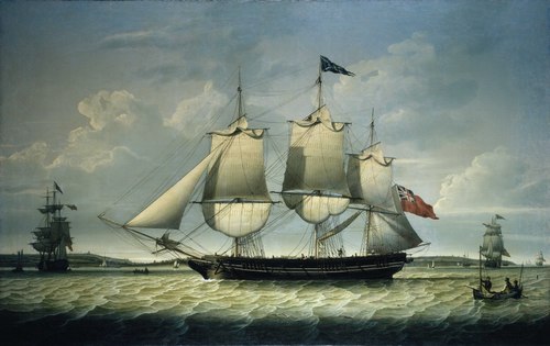 The 'Ann' off Birkenhead, 1810, Robert Noir