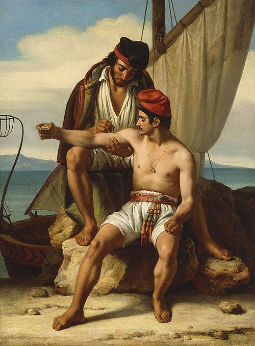 Le tatouage du matelot, 1832, Constantin Jean Marie Prévost