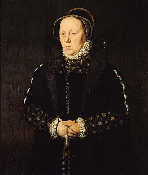 Portret van Catarijna van Unema, 1562, Adriaen van Cronenburg