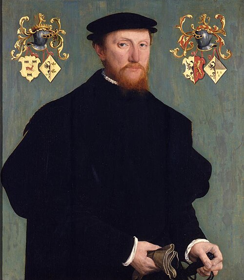 Portrait of Watze van Cammingha ( -1576), 1549, Adriaen van Cronenburg
