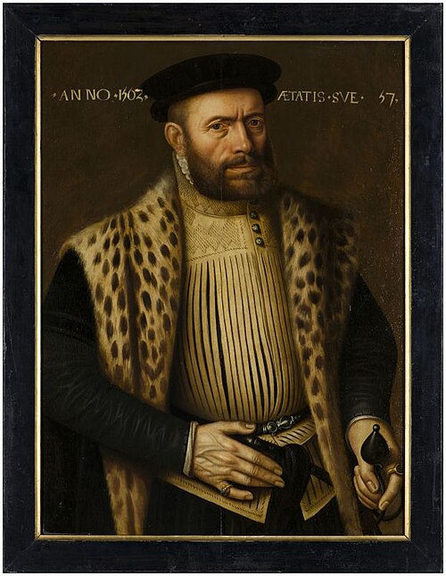 Portret van een onbekende man, 1563, Adriaen van Cronenburg