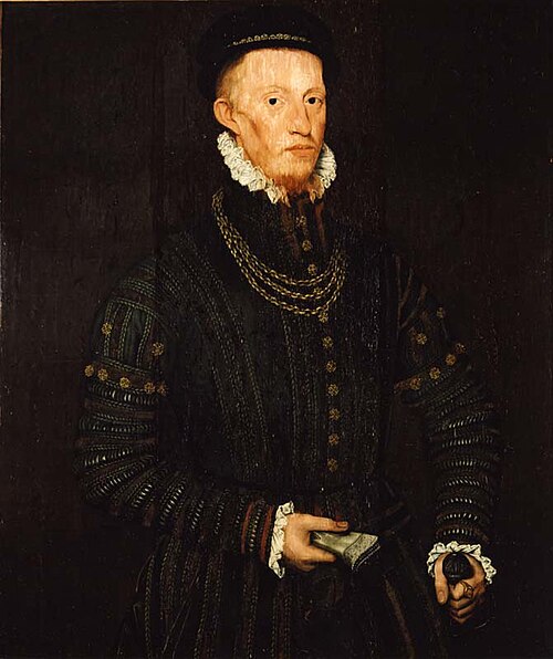 Portret van Doeke van Martena, Heerschap van Kornjum, 1561, Adriaen van Cronenburg