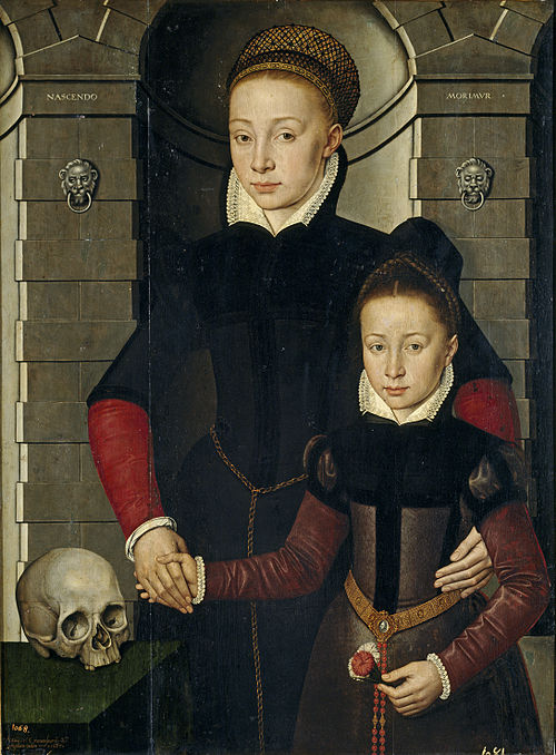 Dame et fille, 1567, Adriaen van Cronenburg