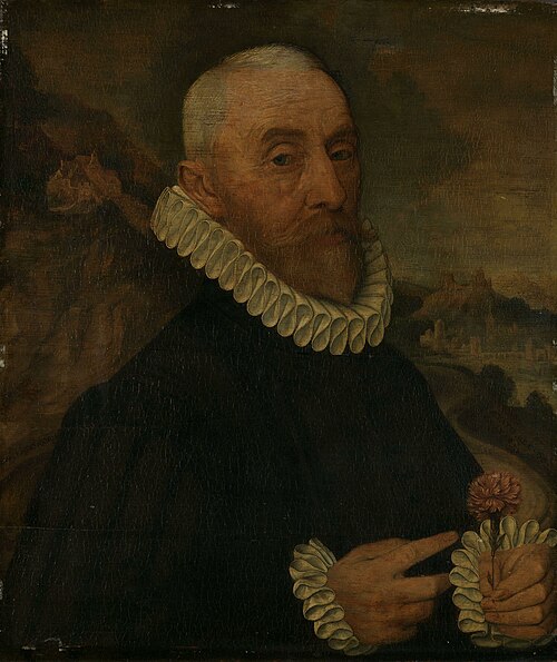 Man with a Carnation, 1570, Adriaen van Cronenburg